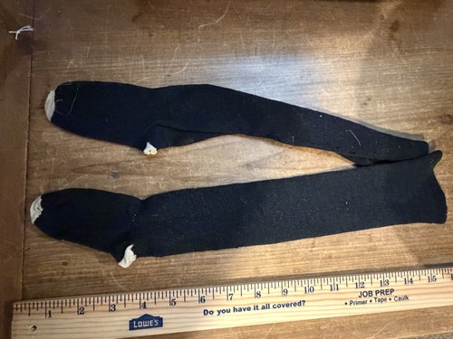 CHILDRENS BLACK SOCKS