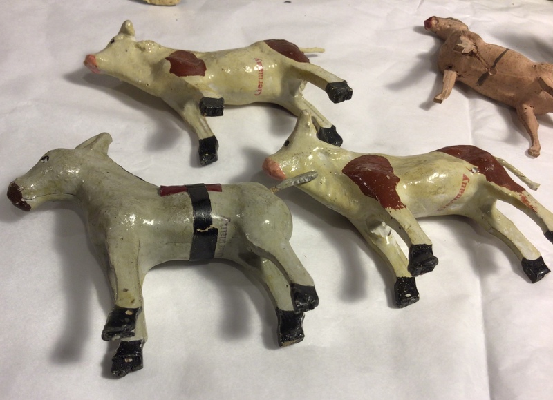 Putz Christmas crèche figures