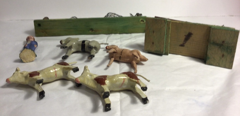 Putz Christmas crèche figures