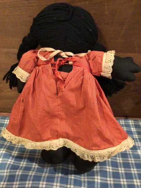 Vintage Black Cloth Doll “ Cherry”