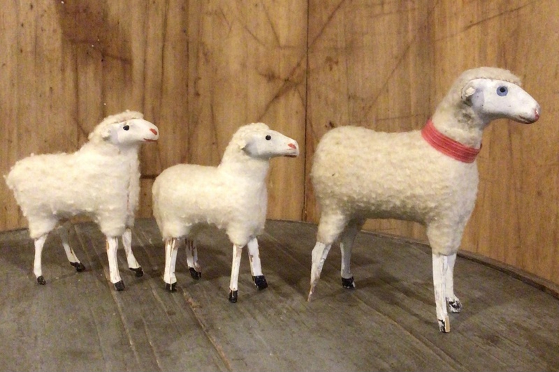 Lot of 3 Putz German Sheep
