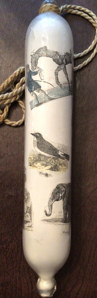 Victorian Potichomania Rolling pin