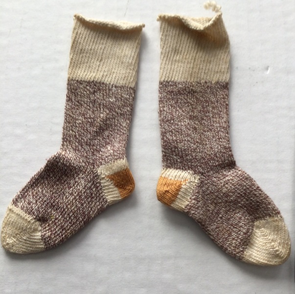 Vintage doll socks