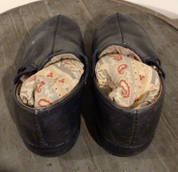 Cute Navy Blue Child’s Slippers