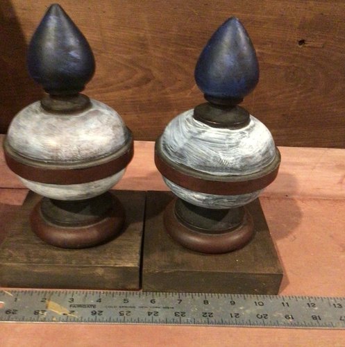 Patriotic Early Finials