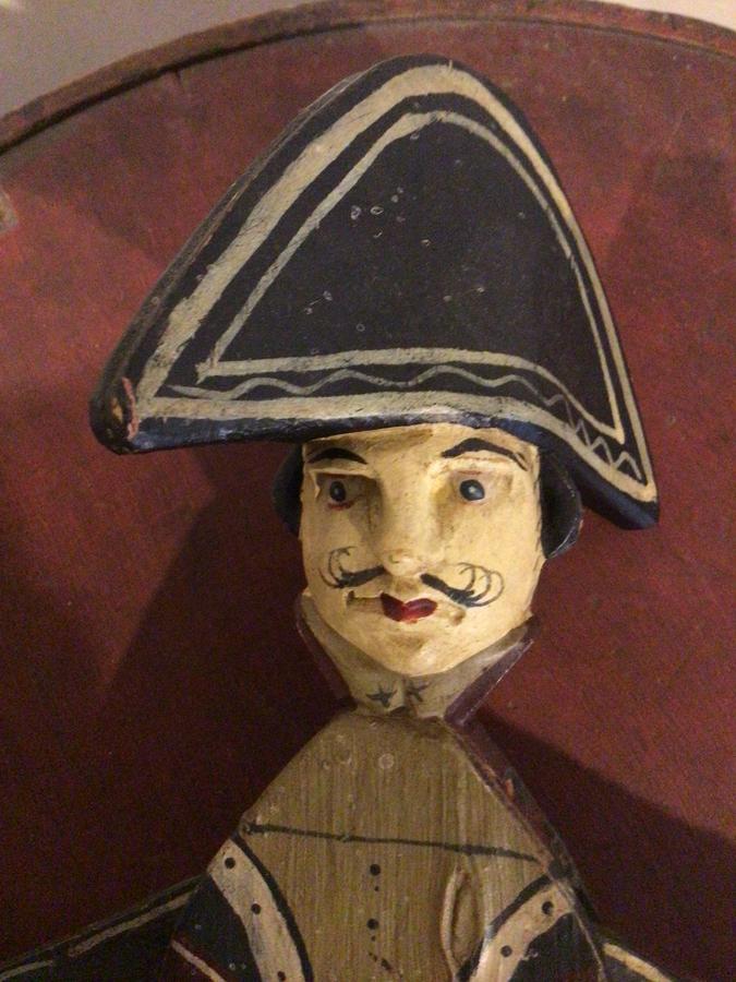HAND PAINTED FOLK ART ARTICULATED SAILOR PUPPET