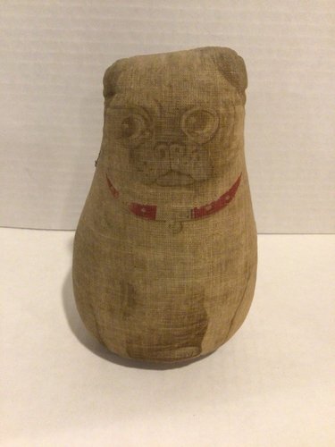 Early Litho Printed Pug Dog