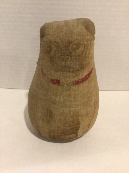 Early Litho Printed Pug Dog