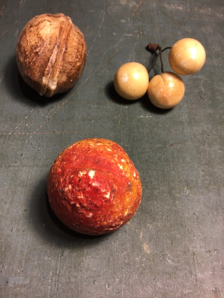 Three piece lot of rarer stone fruit