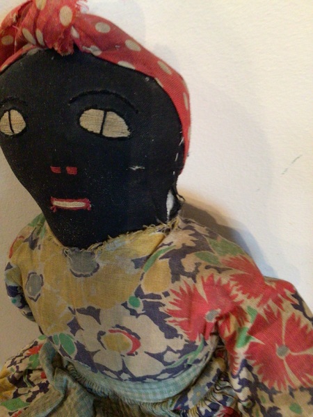 Sweet 16” Black Rag Cloth Doll