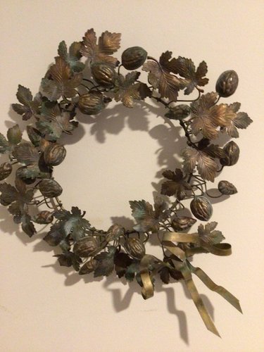 Dresden Brass Metal Wreath