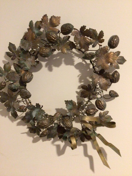 Dresden Brass Metal Wreath