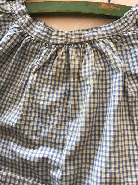 Early Blue check Children’s dress