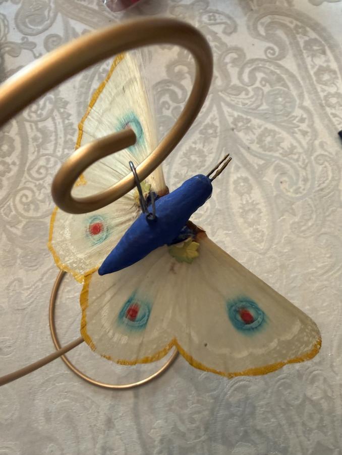 Antique Rare Dresden Butterfly 1920’-30’s