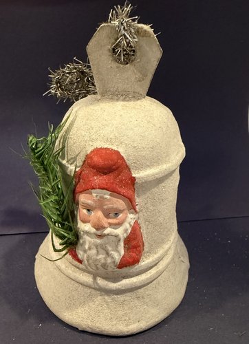 Candy Containers Bell Belsnickle Face with Feather