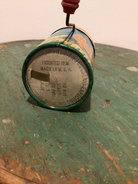 Litho Tin Hen Cackling Toy