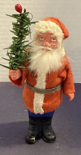 Antique German Santa Candy Container
