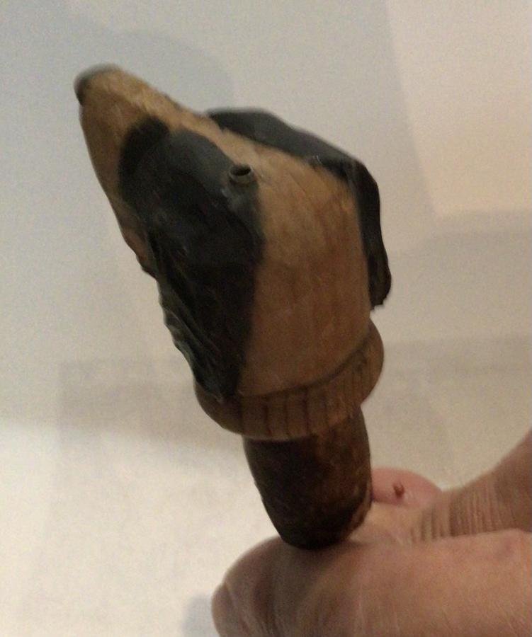 FOLKY DOG CARVED POUING SPOUT
