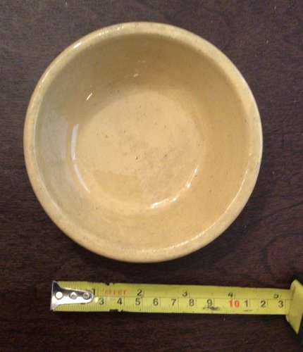 RARE SIZE YELLOW WARE NAPPY