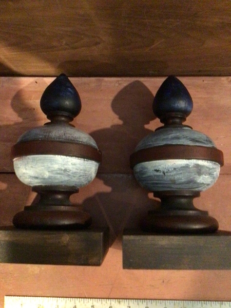 Patriotic Early Finials