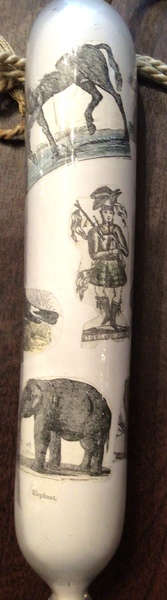 Victorian Potichomania Rolling pin