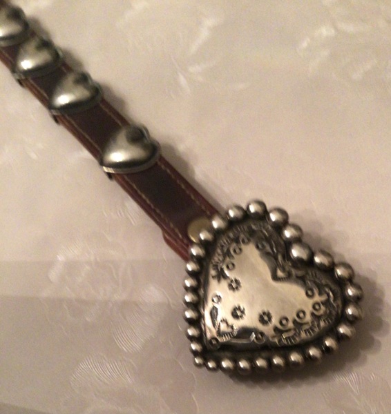 Native American Sterling Heart Concho
