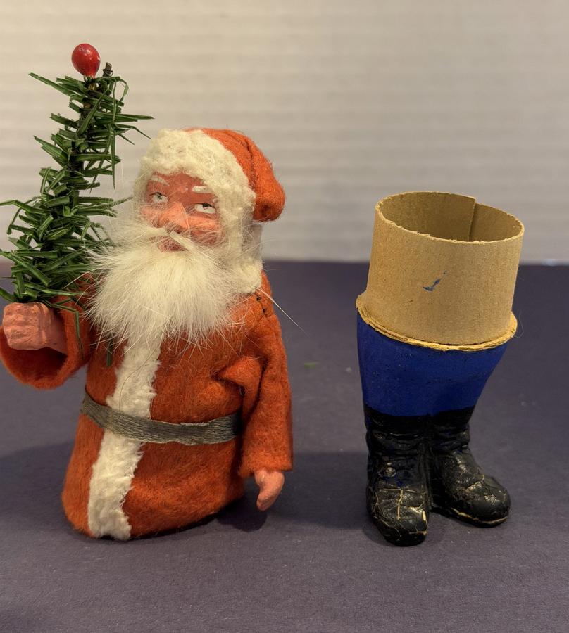 Antique German Santa Candy Container