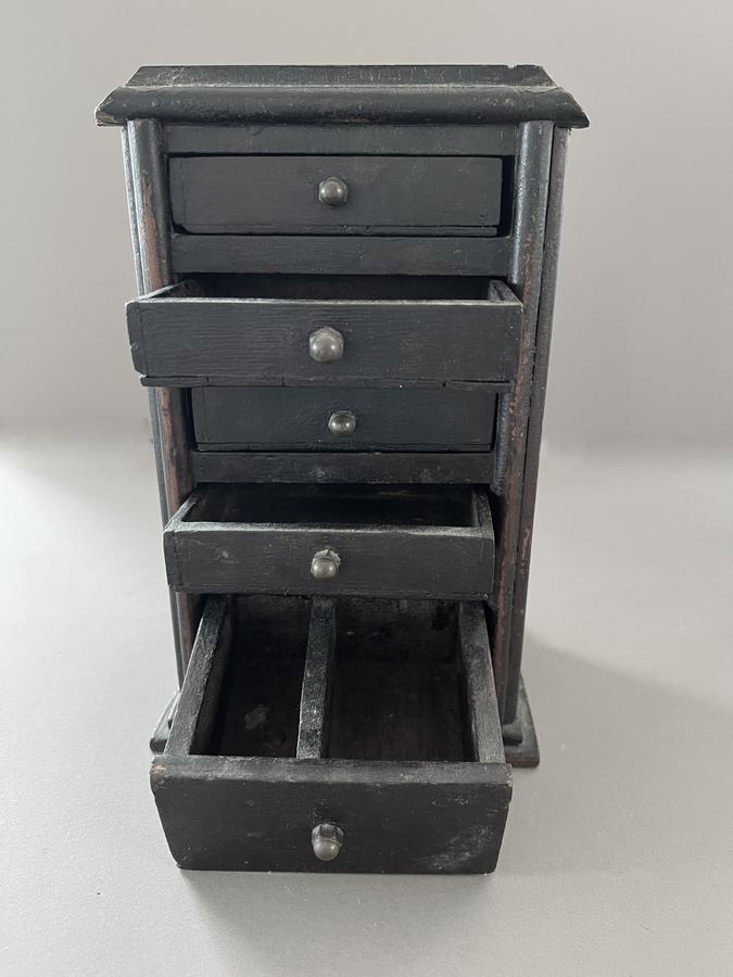 Small Painted Case of Drawers