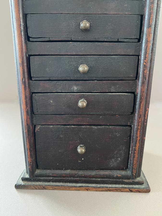 Small Painted Case of Drawers