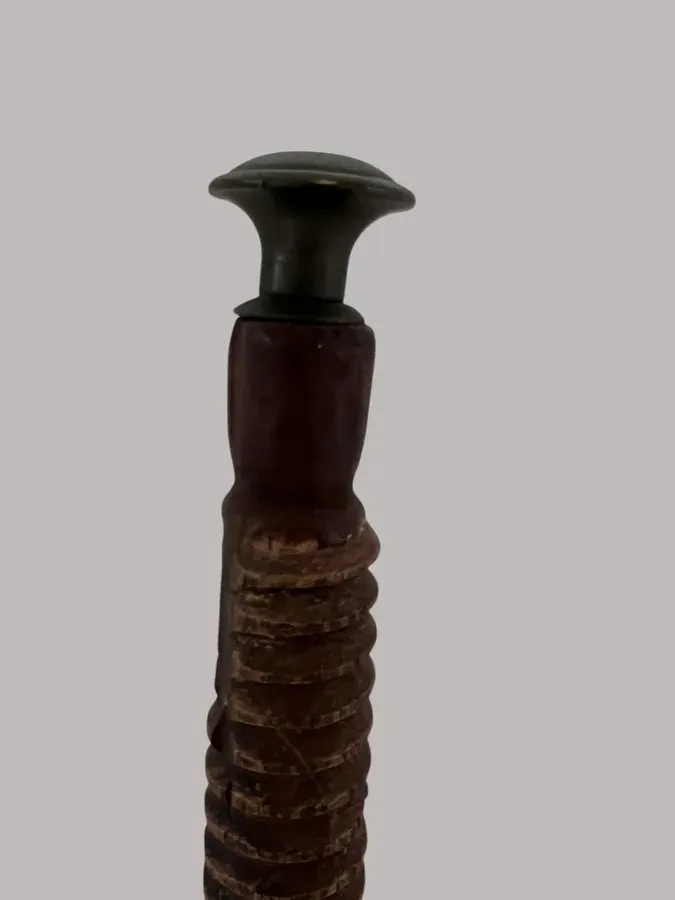 Early 19th. c. American Wooden Table Light