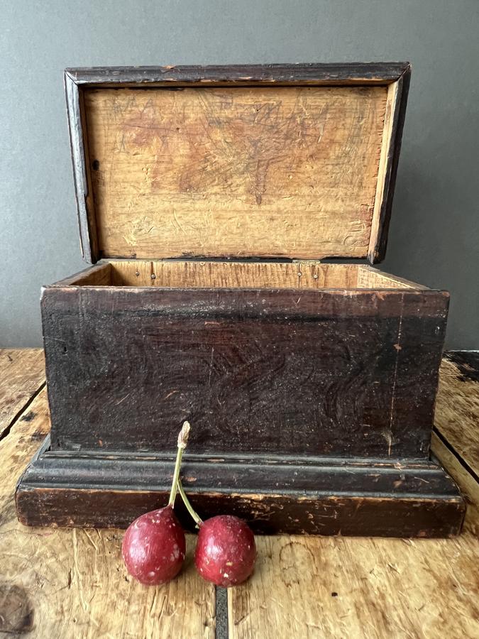 Miniature, American Painted Table Box