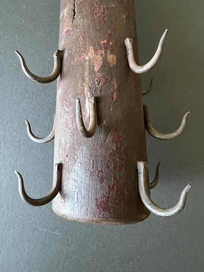 19th. century American Painted Candle Dryer