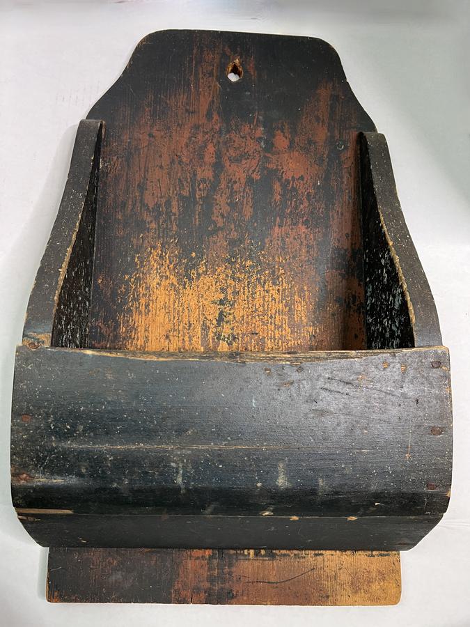 Mid 19th. century, Large Well Wall Box, Best Paint