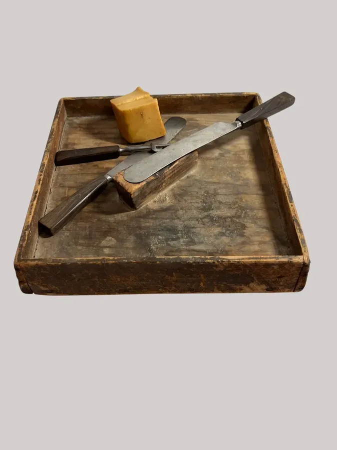 Mid 19th. century Scrub Box