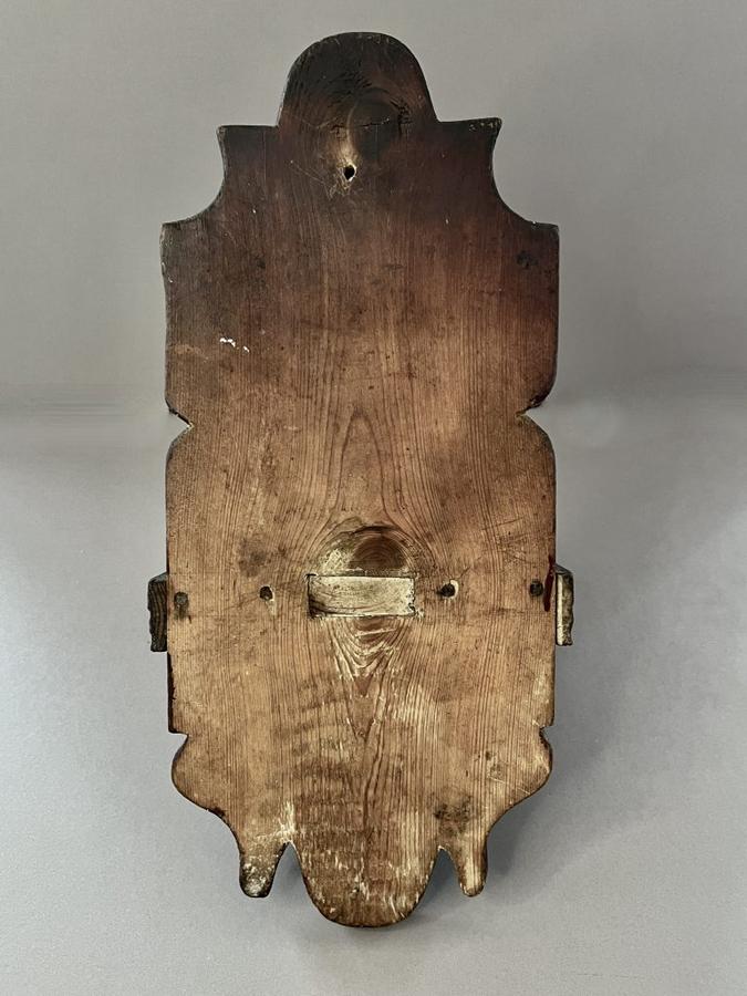 Red Painted, New England Spoon Rack