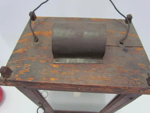 Late 18th. c. Painted Lantern