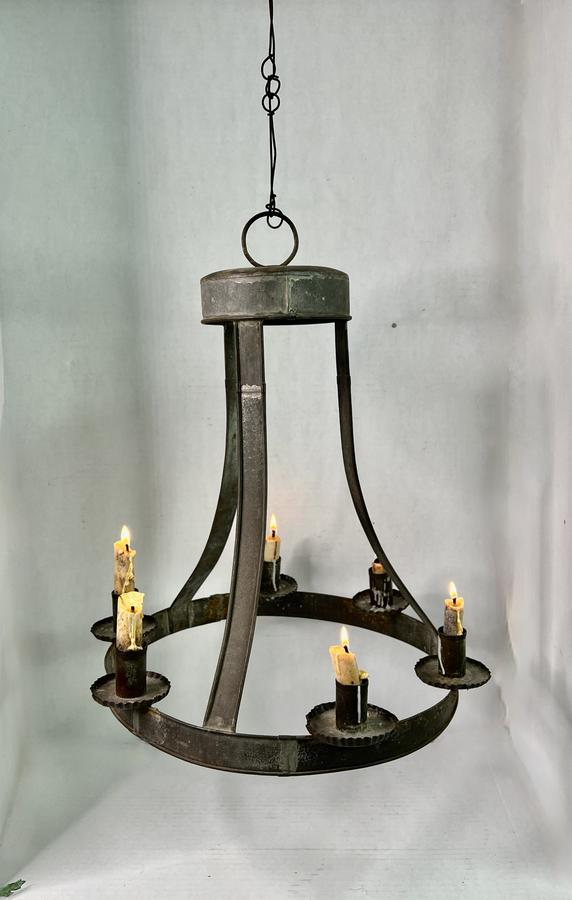 Fabulous Tin Chandelier