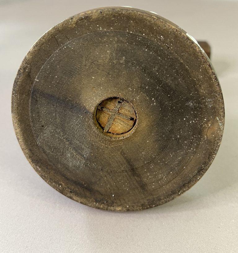 8 3/4", 19th. century Wooden Table Light