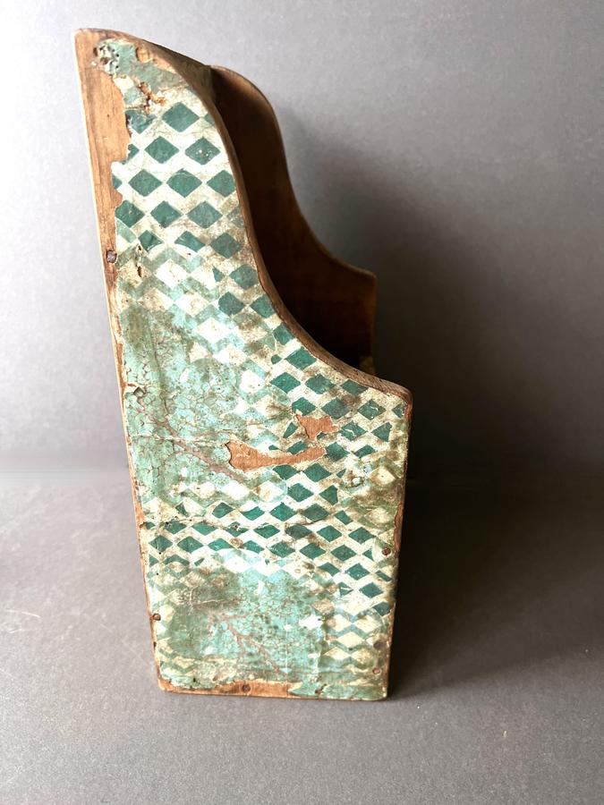 Fabulous Wall Papered Wall Box, American