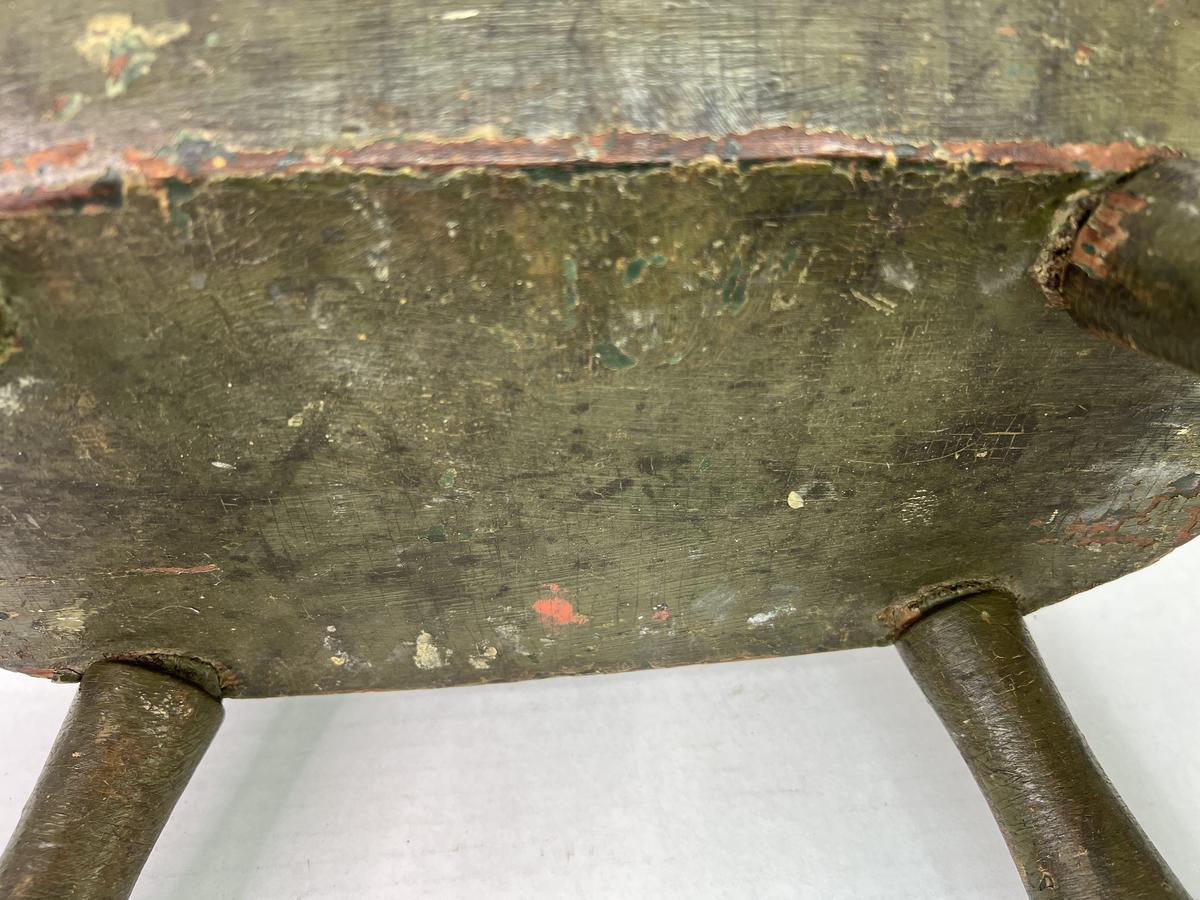 19th. century Painted Cricket Bench