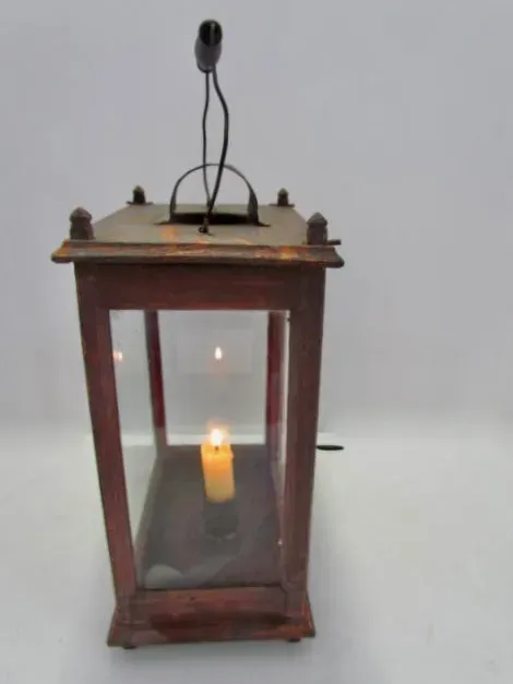 Late 18th. c. Painted Lantern