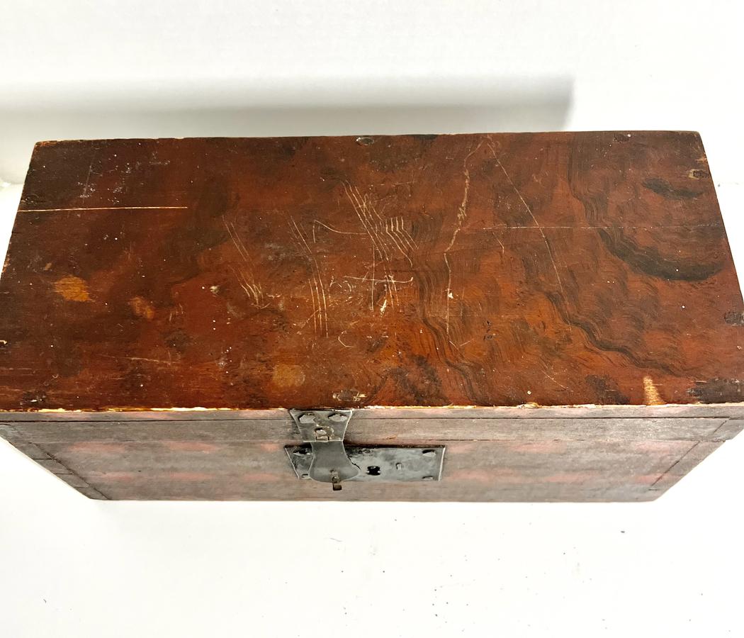 Paint Decorated Document Box