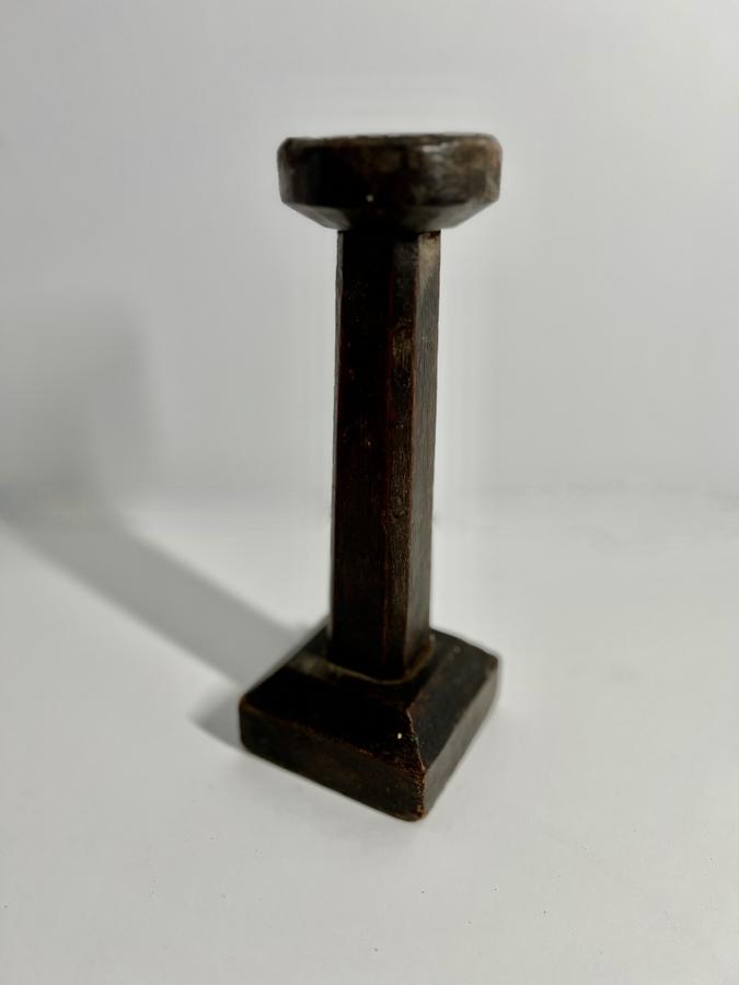 New England, Spanish Brown Painted Lamp Tidy