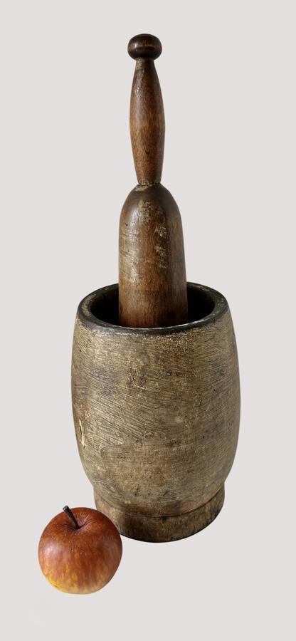 Putty Painted Mortar/Pestle