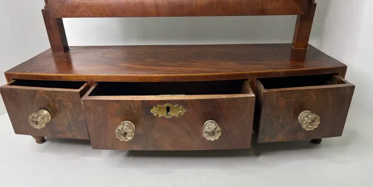 Federal Period Dresser Box w/Swivel Mirror