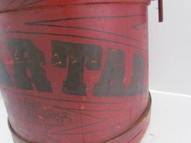 Cream of Tartar, Red Painted Firkin