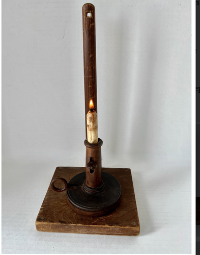 19th. century Painted Candle Shelf