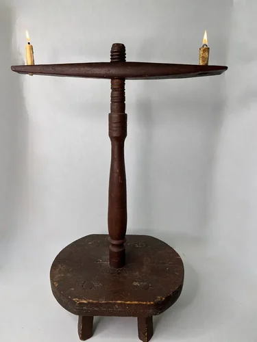 Early 19th. century Double Candle Floor Light