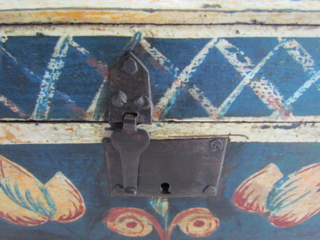 Smaller Paint Decorated Table Box