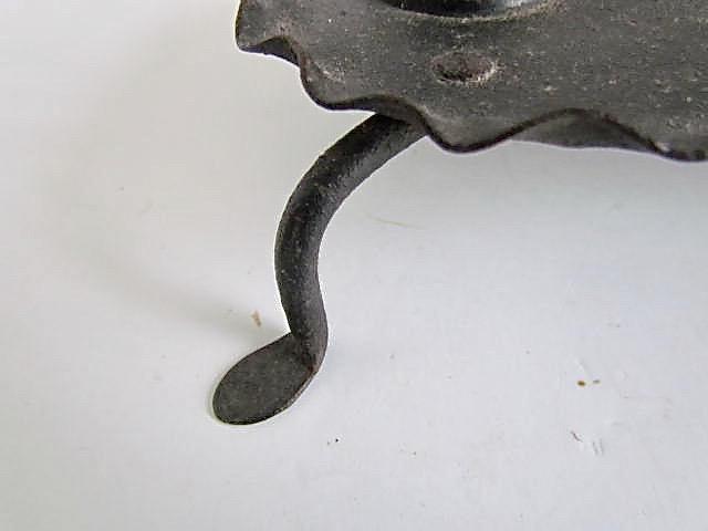 18th. century Adjustable Betty Lamp/Whale Oil Lamp
